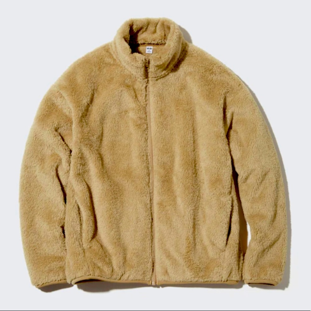Fluffy Yarn Fleece Full-Zip Jacket